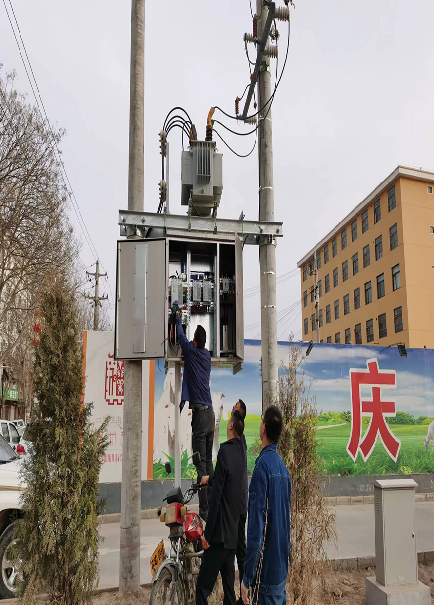 甘肅環(huán)縣充電站配電工程JP柜、費(fèi)控計(jì)量設(shè)備安裝